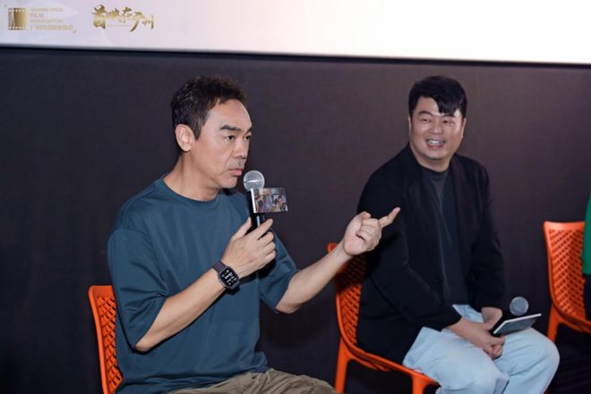 刘青云携新片爸爸广州首映，深情演绎打动观众
