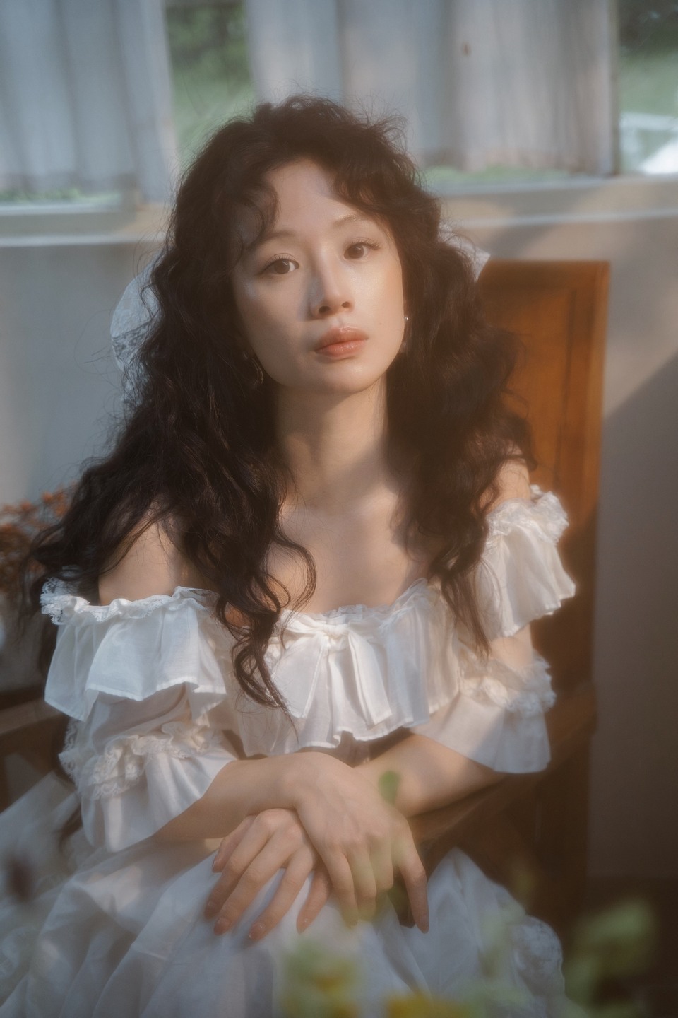 李梦晨曦薄雾如画梦境 公主裙勾勒自在绽放的姿态  第8张