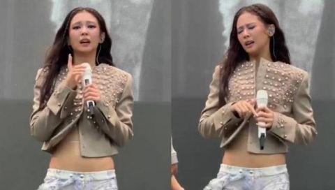 舞台装备接连故障，Jennie强忍泪崩完成演出，赛后致歉令全场落泪