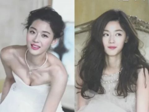 全智贤14年前未曝光的婚纱侧拍惊艳全网，网友直呼美得不可方物