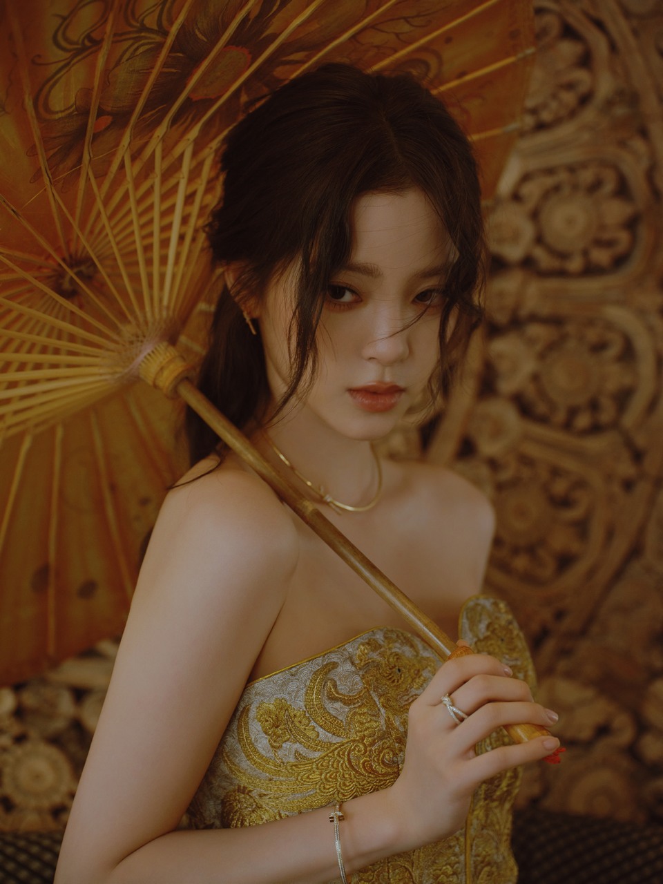 欧阳娜娜衣针绣经典 携一阵「中国风」出发  第6张