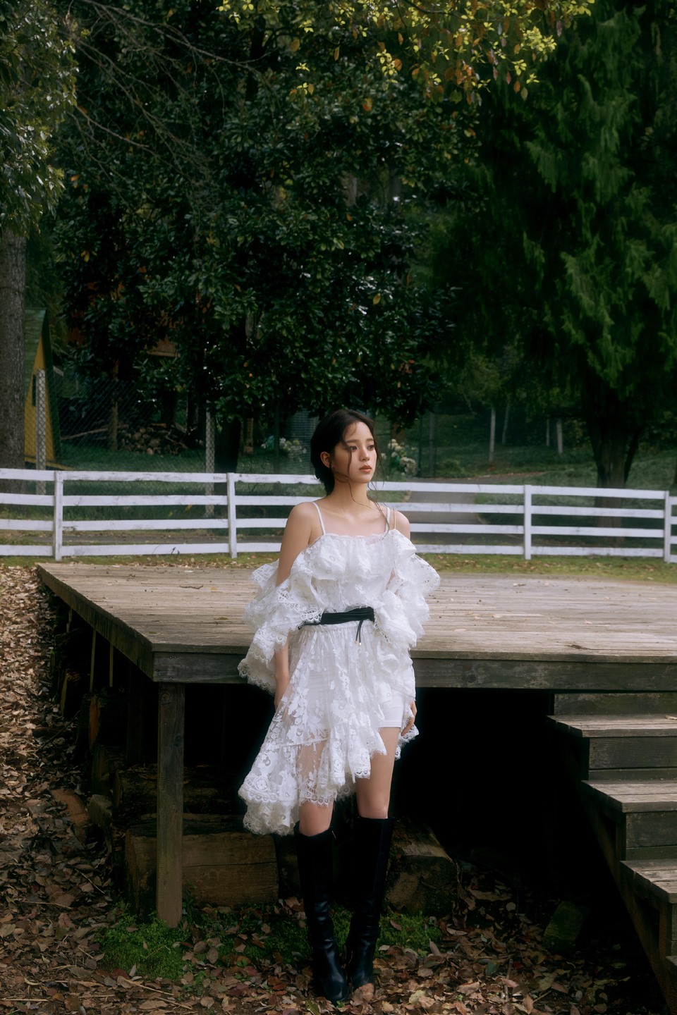 欧阳娜娜田野重染绿意 又是一年中最美好的时光  第5张