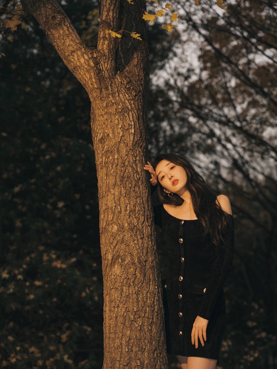 蒋梦婕在最后时机抓住秋天的尾巴 送上秋日明信片  第6张