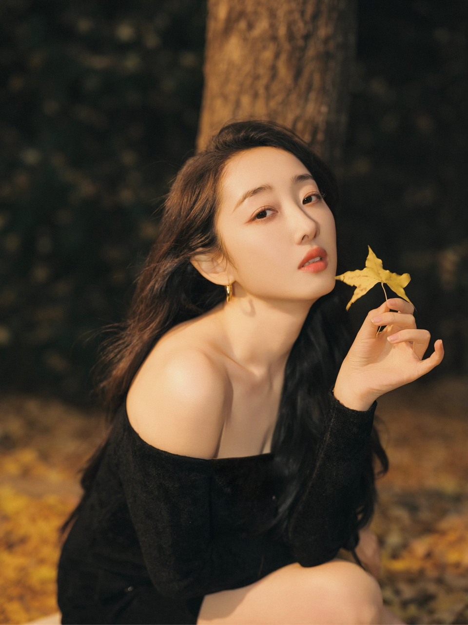 蒋梦婕在最后时机抓住秋天的尾巴 送上秋日明信片  第4张