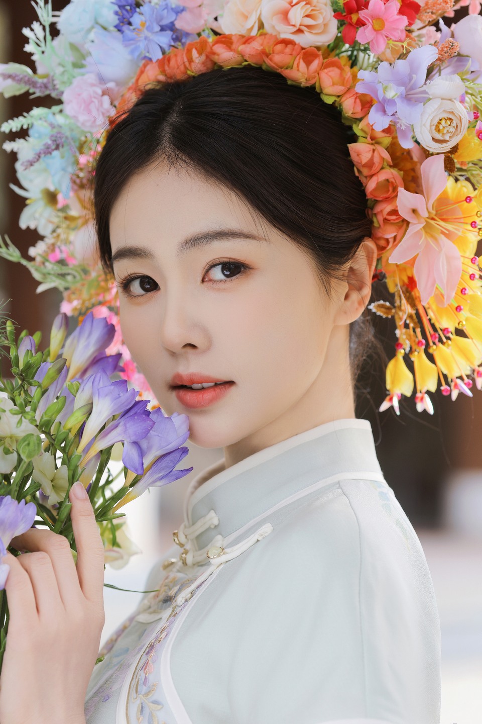 白鹿一念簪花温柔绽放 记录此刻美妙感受怦然心动  第7张