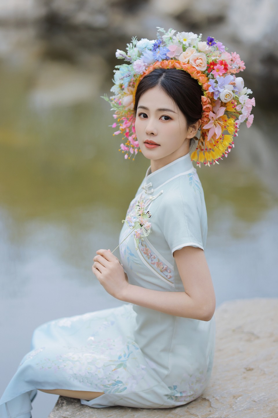 白鹿一念簪花温柔绽放 记录此刻美妙感受怦然心动  第10张