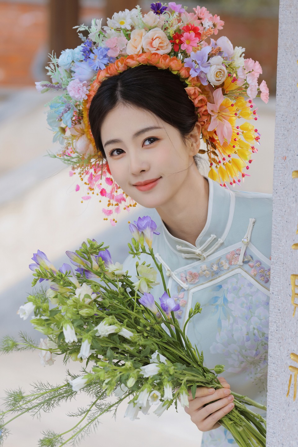 白鹿一念簪花温柔绽放 记录此刻美妙感受怦然心动  第3张