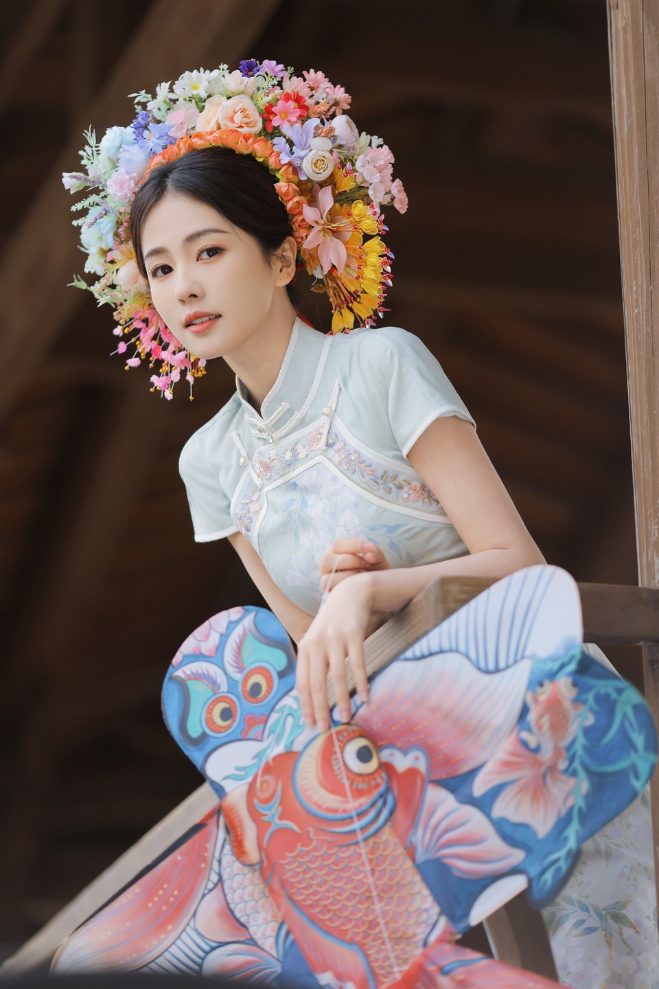 白鹿一念簪花温柔绽放 记录此刻美妙感受怦然心动  第2张