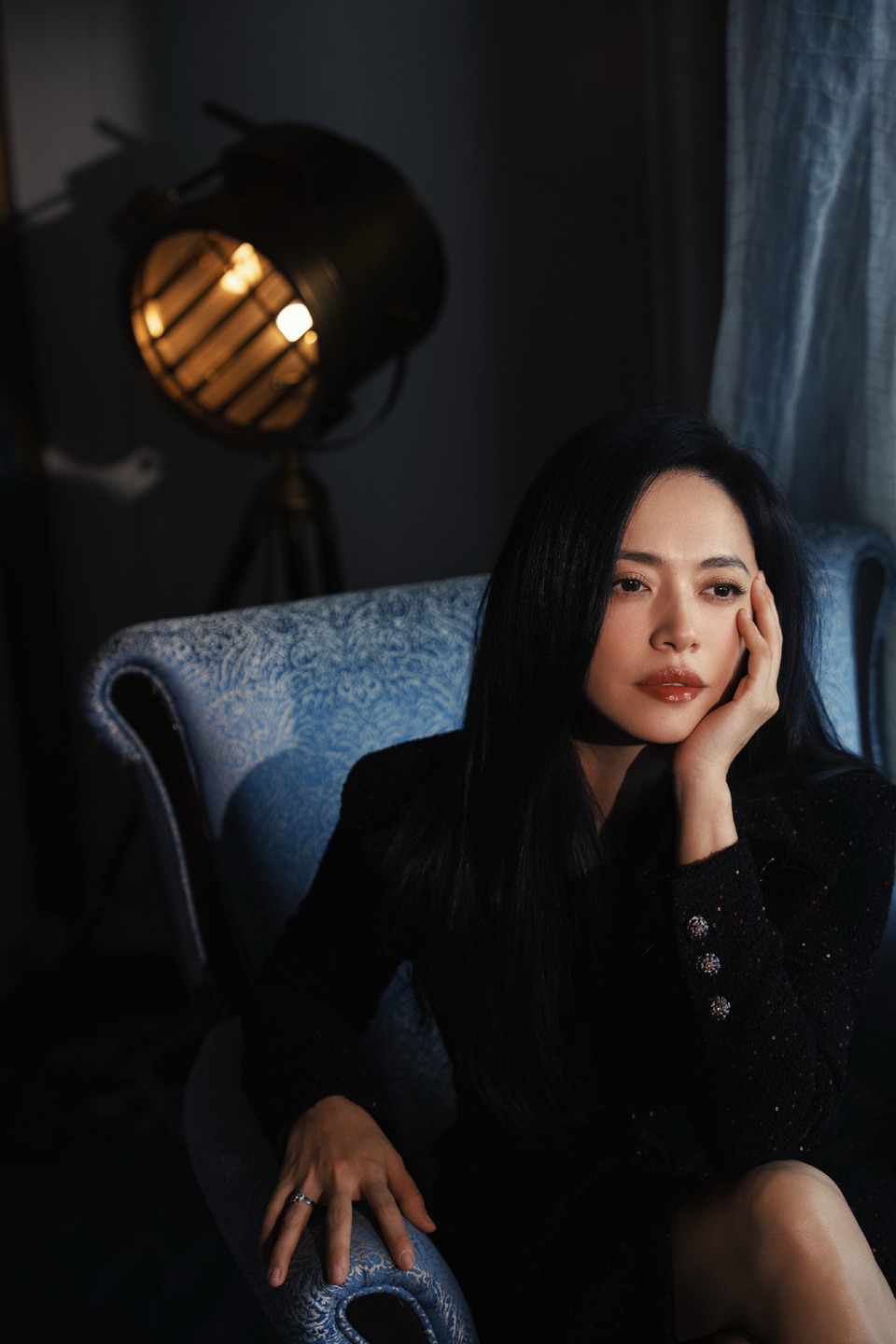 姚晨于衣袂绣满诗意 优雅诠释中式美学  第5张