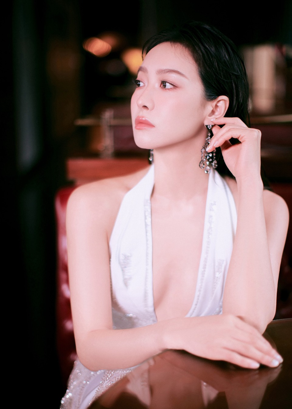 宋茜高定湿发女王泠泠生辉 流苏缱绻佳人风姿绰约  第7张