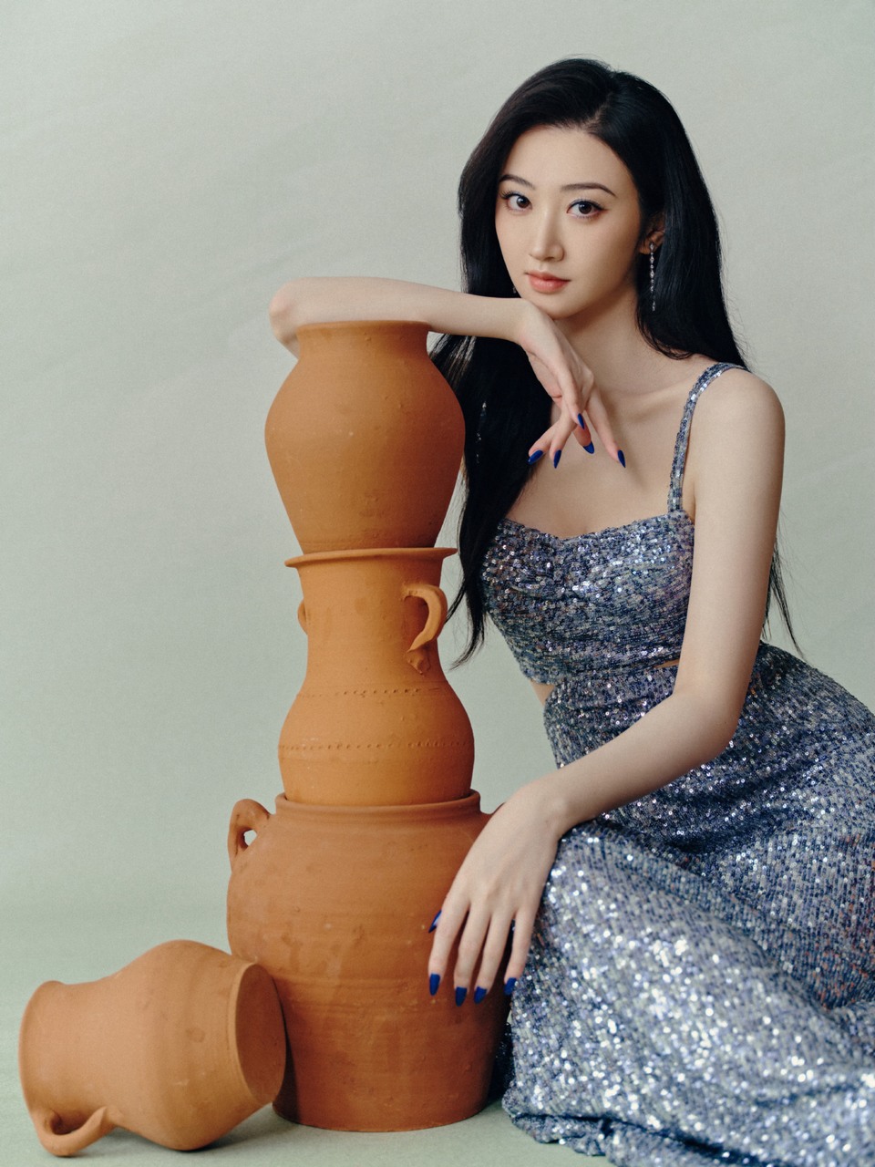 景甜银纱泛彩丝缕织光 漫卷星河绮色倾泻静谧流光  第2张