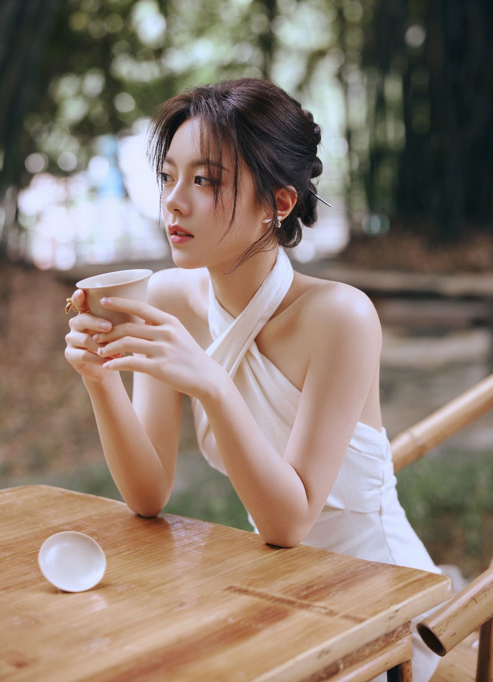 赵今麦竹意新韵夏意弥深 水积荷塘饮茶躲清闲  第8张