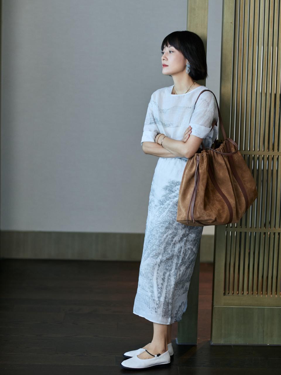 马伊琍春夏花开静享自然 如画如境山水之间  第2张