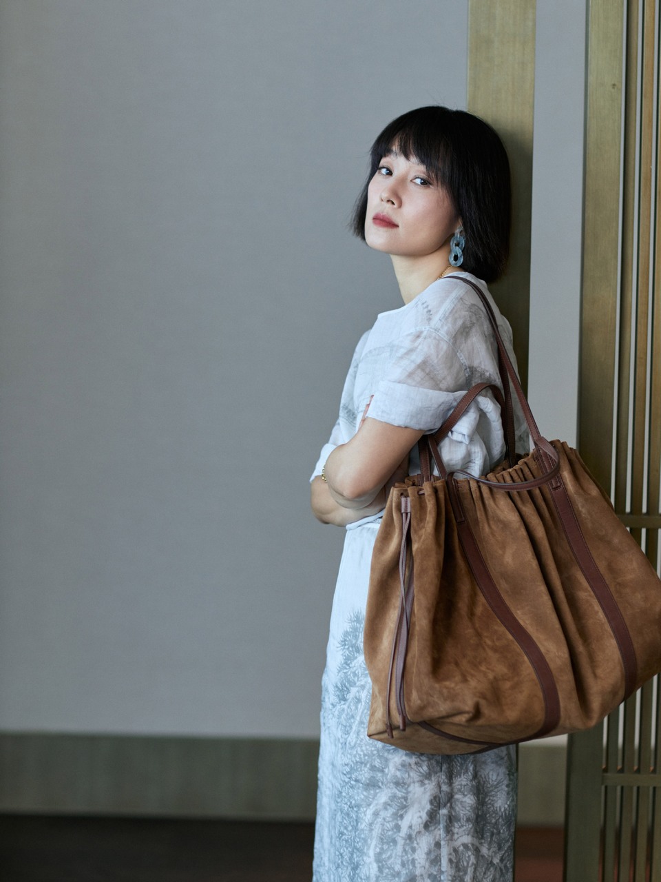 马伊琍春夏花开静享自然 如画如境山水之间  第5张