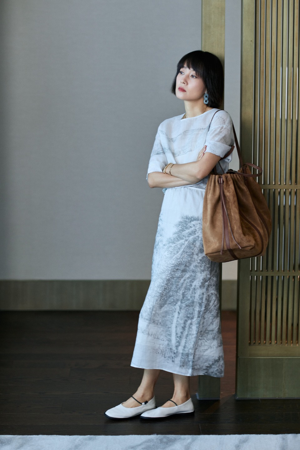 马伊琍春夏花开静享自然 如画如境山水之间  第8张