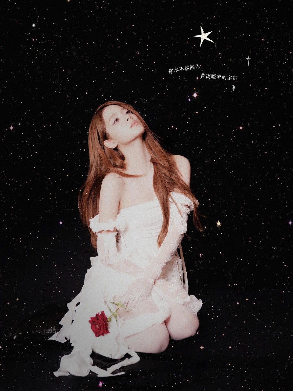 欧阳娜娜玫瑰是宇宙的叹息 花瓣是沉默的恒星