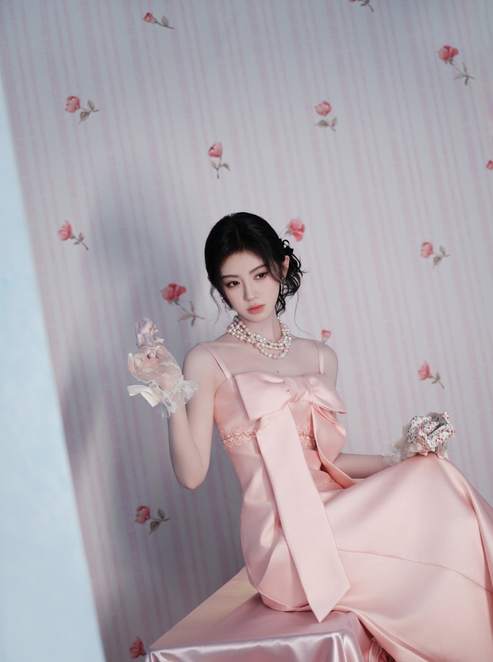 鞠婧祎穿越浪漫绮梦装点粉色温柔 点亮一场怦然心动  第11张
