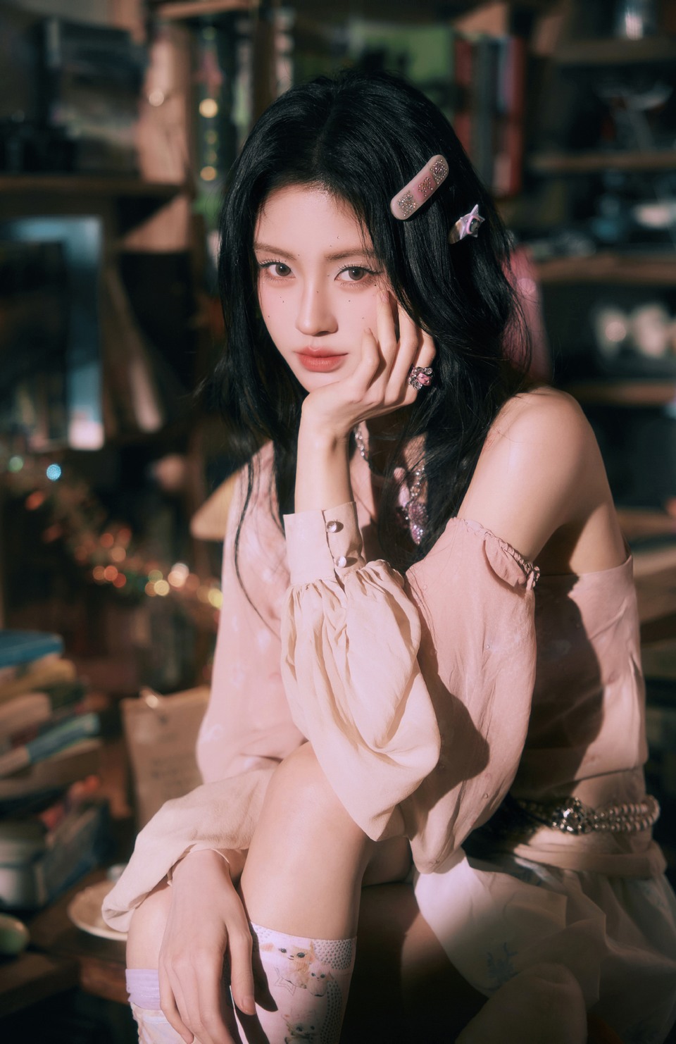 鞠婧祎一滴幻色抖落满屏星光 坠入粉红泡泡甜度超标  第11张