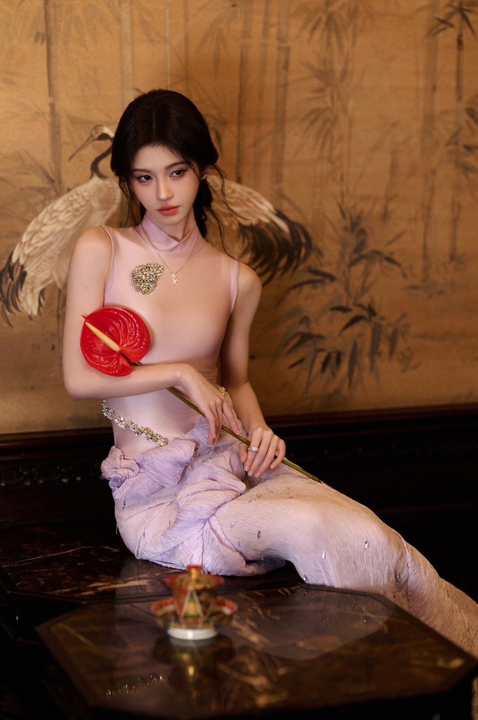 鞠婧祎轻纱烁梦以命途为梭 梦境和现实温柔共生  第9张