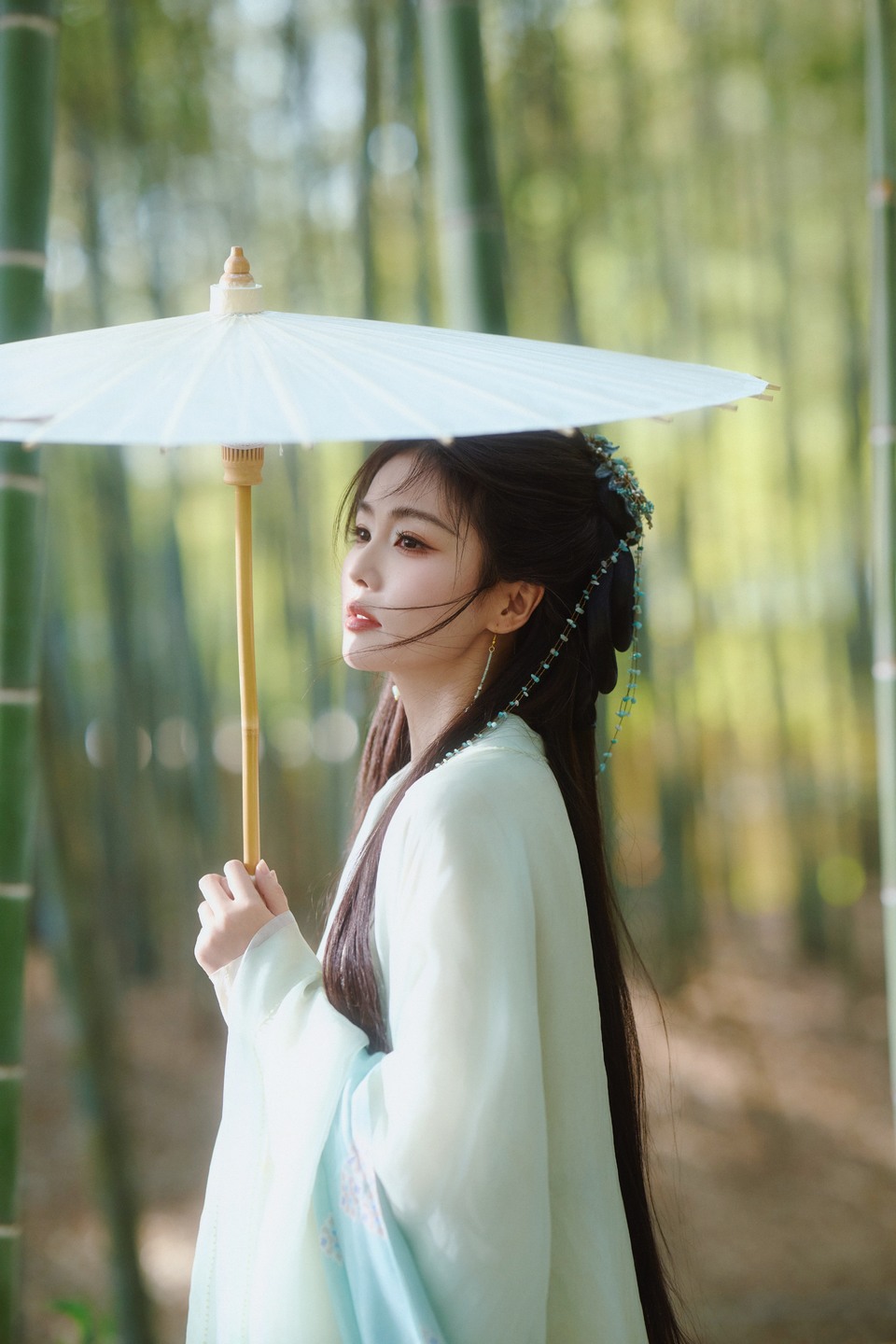 白鹿竹影摇曳恰似故人回眸 花月不曾远去与尔同歌  第9张
